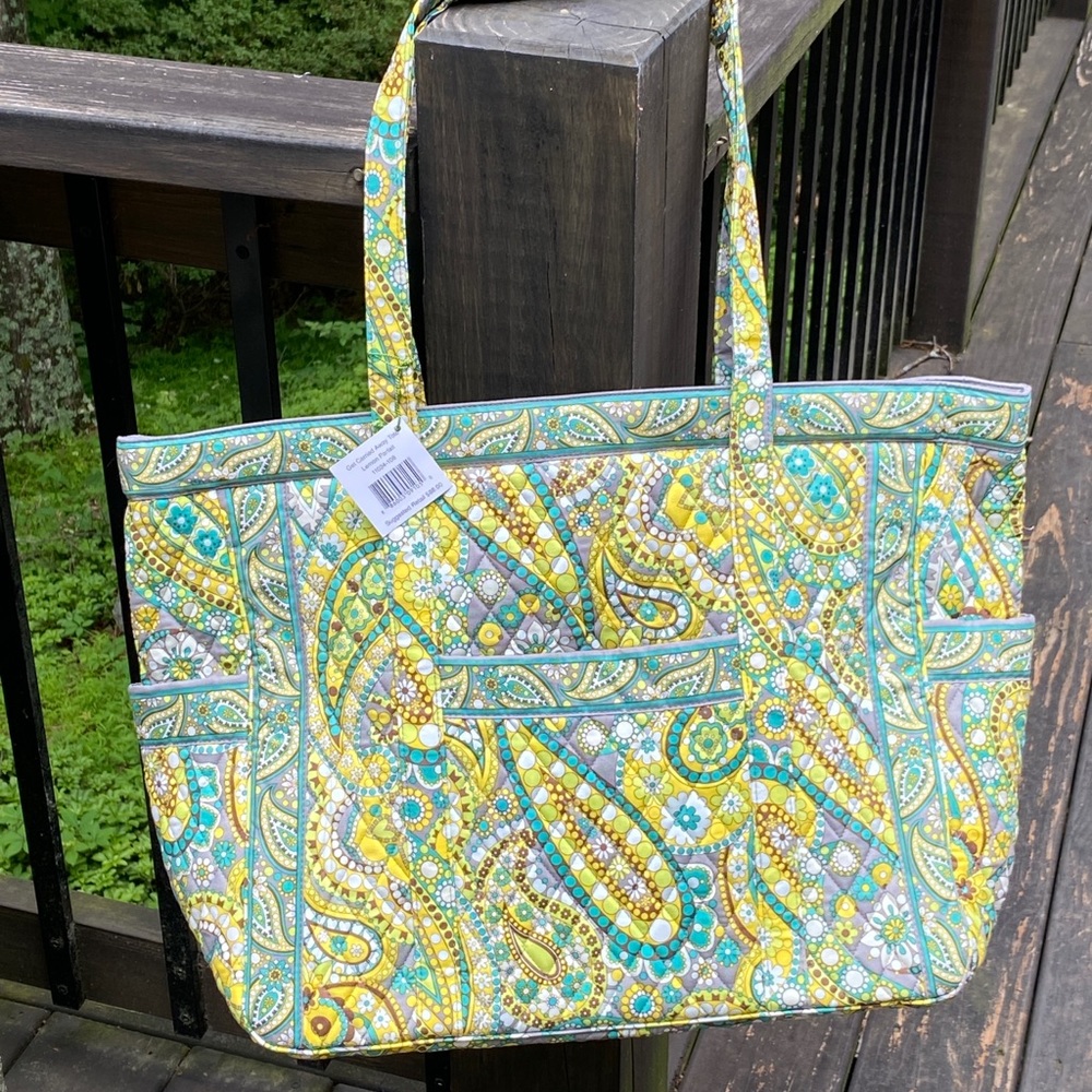 Vera Bradley Get Carried Away Tote NWT